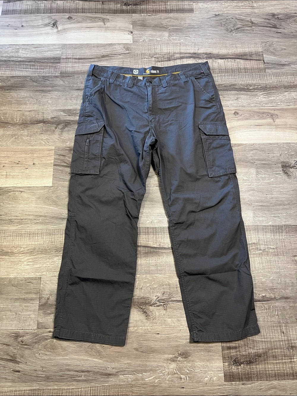 Carhartt force relaxed fit gray Cargo Pants with Utility Pockets men’s size44x32